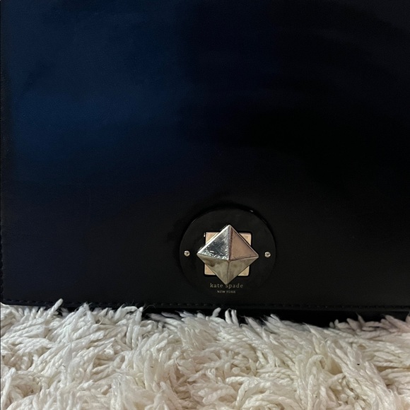 Kate Spade ♠️ Black Leather Handbag - Picture 9 of 10